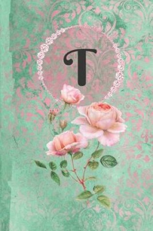 Cover of Personalized Monogrammed Letter T Journal