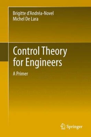 Cover of Control Theory for Engineers