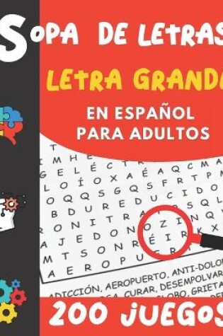 Cover of Sopa de Letras Letra Grande en Español