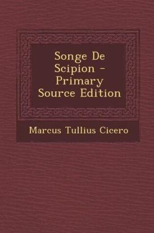 Cover of Songe de Scipion