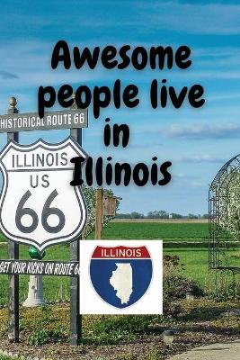 Book cover for Awesome people live in Illinois