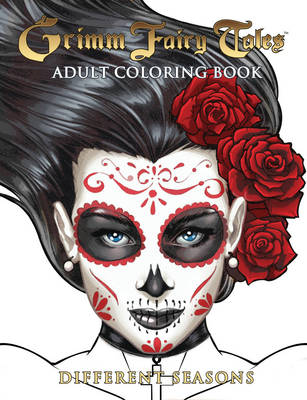 Book cover for Grimm Fairy Tales Adult Coloring Book Different Seasons