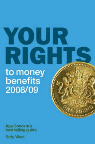 Cover of Your Rights to Money Benefits 2008/09