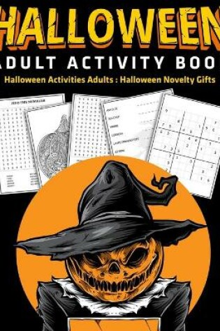 Cover of Halloween Adult Activity Book