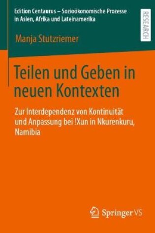 Cover of Teilen und Geben in neuen Kontexten