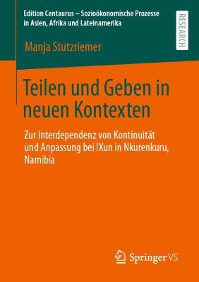 Book cover for Teilen und Geben in neuen Kontexten