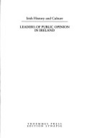 Cover of Leaders of Public Opinion in Ireland