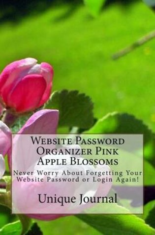 Cover of Website Password Organizer Pink Apple Blossoms