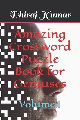 Book cover for Amazing Crossword Puzzle Book for Geniuses