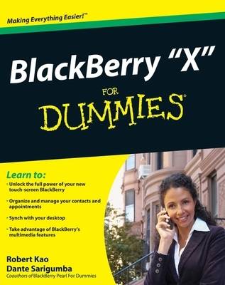 Book cover for BlackBerry Storm For Dummies