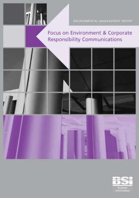 Book cover for Environmental Management Report: Focus on Environmental and Corporate Responsibility Communications
