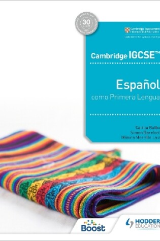 Cover of Cambridge IGCSE™ Español como Primera Lengua Libro del Alumno