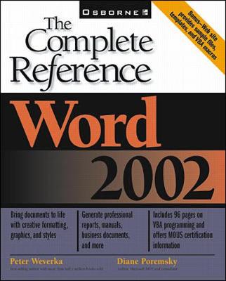 Cover of Word 2002: The Complete Reference