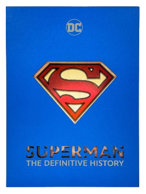 Book cover for Superman: The Definitive History