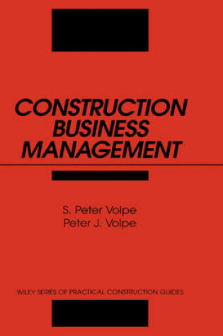 Cover of Construction Business Management