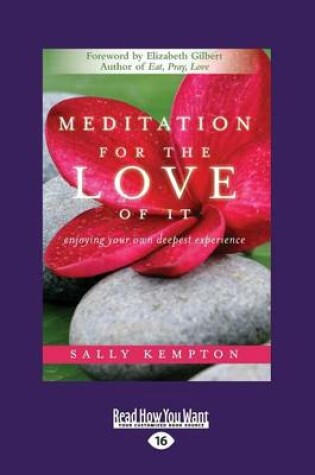 Cover of Meditation for the Love of it