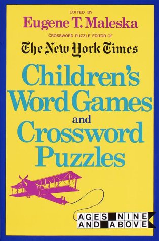 Book cover for Children's Word Games and Crossword Puzzles 9+