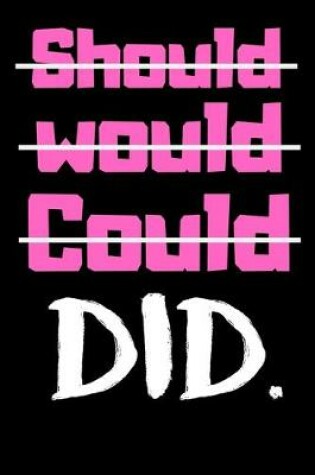 Cover of Should Would Could DID in Pink