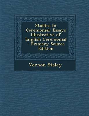 Book cover for Studies in Ceremonial