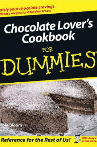 Cover of Chocolate Lover's Cookbook for Dummies