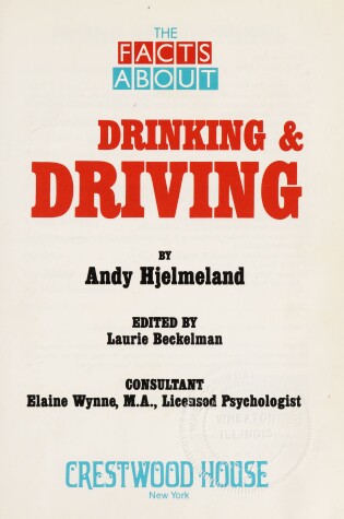 Cover of Drinking and Driving