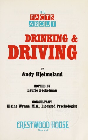 Book cover for Drinking and Driving