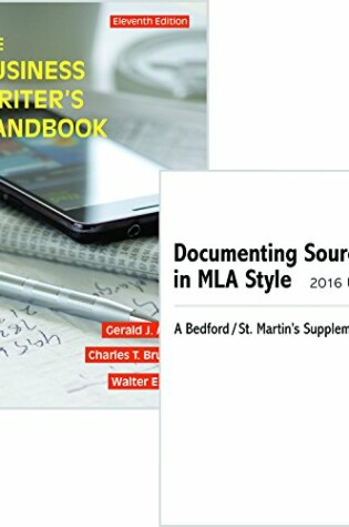 Cover of Business Writer's Handbook 11E & Documenting Sources in MLA Style: 2016 Update