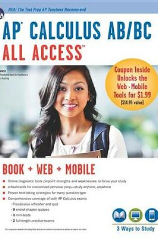 Cover of AP Calculus AB/BC All Access Book + Online + Mobile