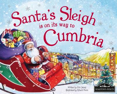 Book cover for Santa's Sleigh is on its Way to Cumbria
