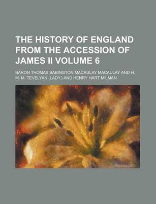 Book cover for The History of England from the Accession of James II (1-2)