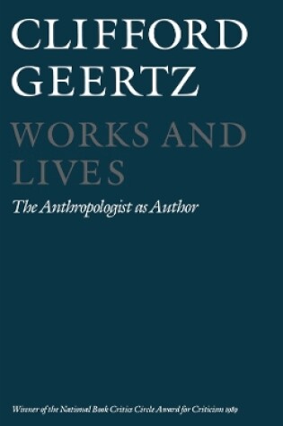 Cover of Works and Lives