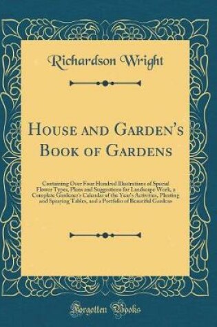 Cover of House and Garden's Book of Gardens