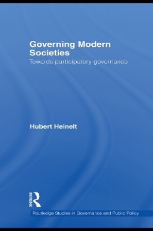 Cover of Governing Modern Societies