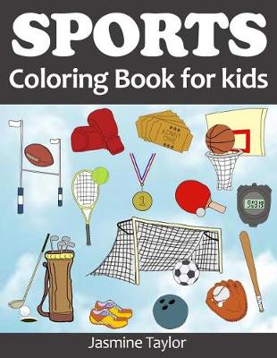 Book cover for Sports Coloring Book for Kids