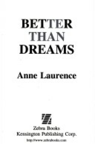 Cover of Better Than Dreams