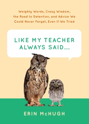 Book cover for Like My Teacher Always Said...