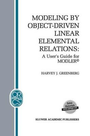 Cover of Modeling by Object-Driven Linear Elemental Relations