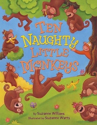 Book cover for Ten Naughty Little Monkeys