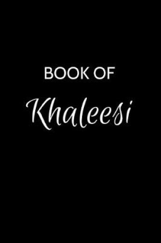 Cover of Book of Khaleesi