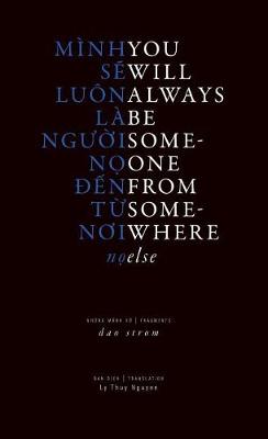 Book cover for You Will Always Be Someone from Somewhere Else