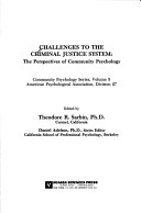 Cover of Challenges to the Criminal Justice System