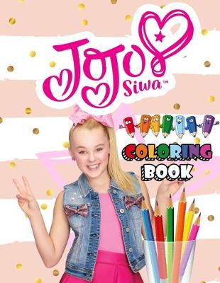 Book cover for JoJo Siwa Coloring Book