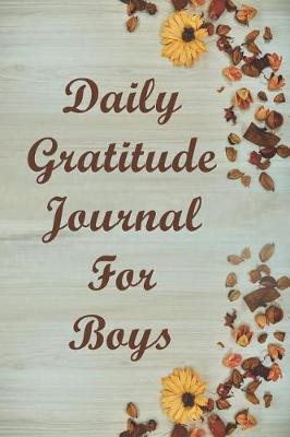 Book cover for Daily Gratitude Journal For Boys