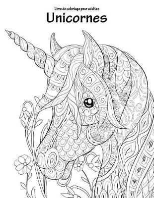 Cover of Livre de coloriage pour adultes Unicornes 1