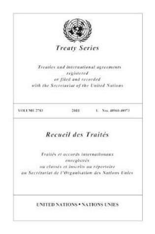 Cover of Treaty Series 2783