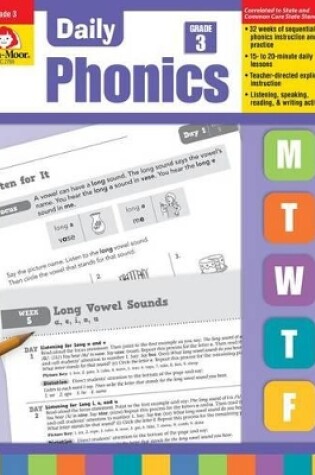 Cover of Daily Phonics Grade 3