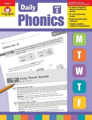 Cover of Daily Phonics Grade 3