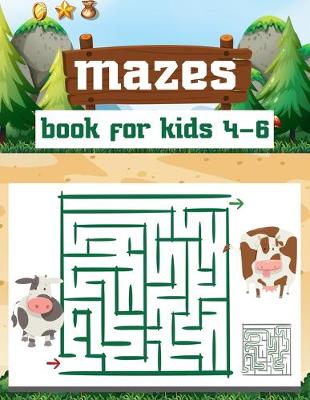 Book cover for Mazes book for kids 4-6