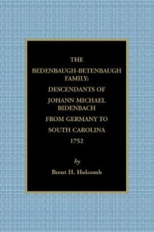 Cover of The Bedenbaugh-Betenbaugh Family