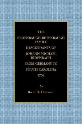 Book cover for The Bedenbaugh-Betenbaugh Family